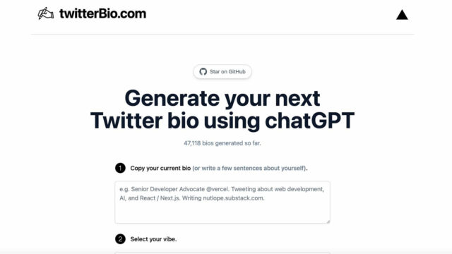 Twitter Bio Generator