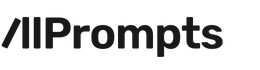 allprompts black logo