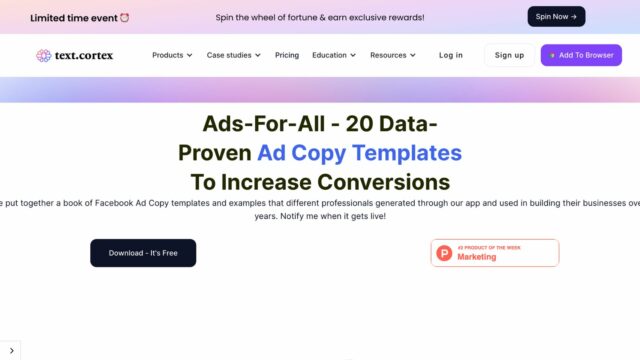 “Ads-for-All” eBook by TextCortex