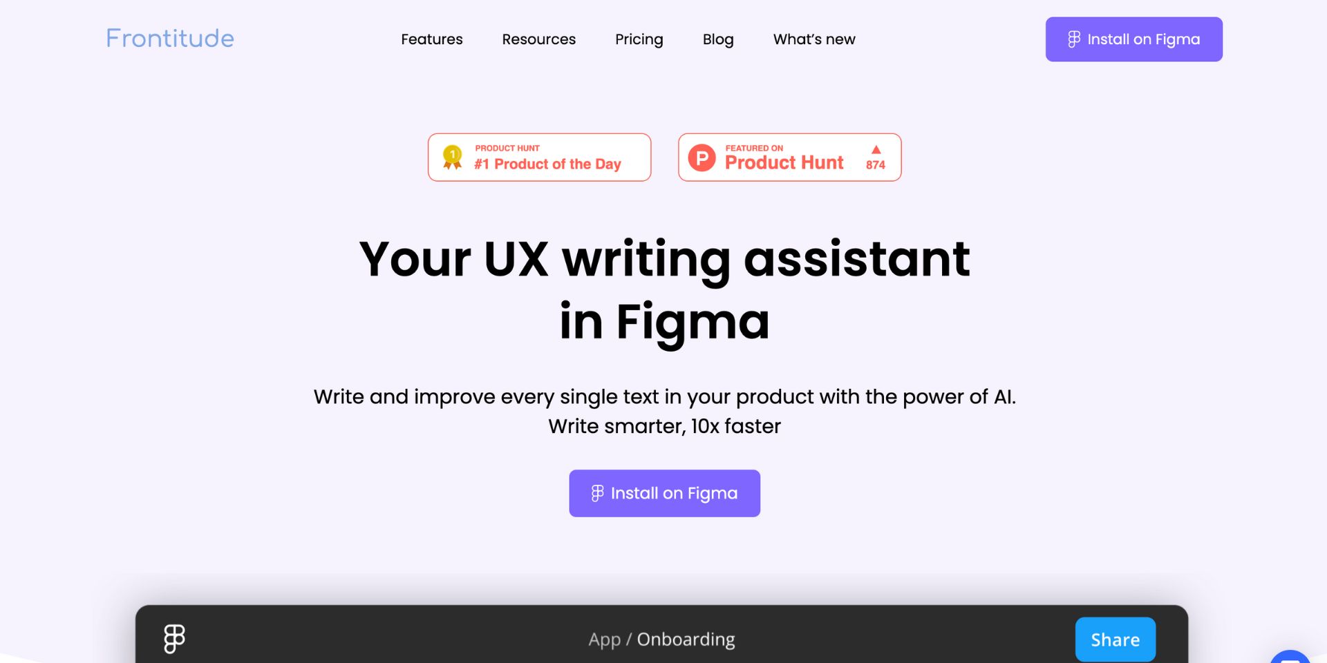 UX Writing Assistant by Frontitude